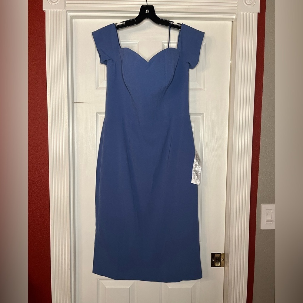 Dress the Population- Bailey Dress in Color Blue Jay. Size XXL